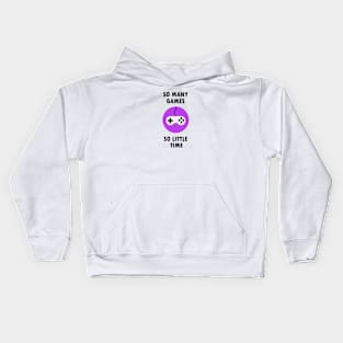 So many games, so little time! Kids Hoodie